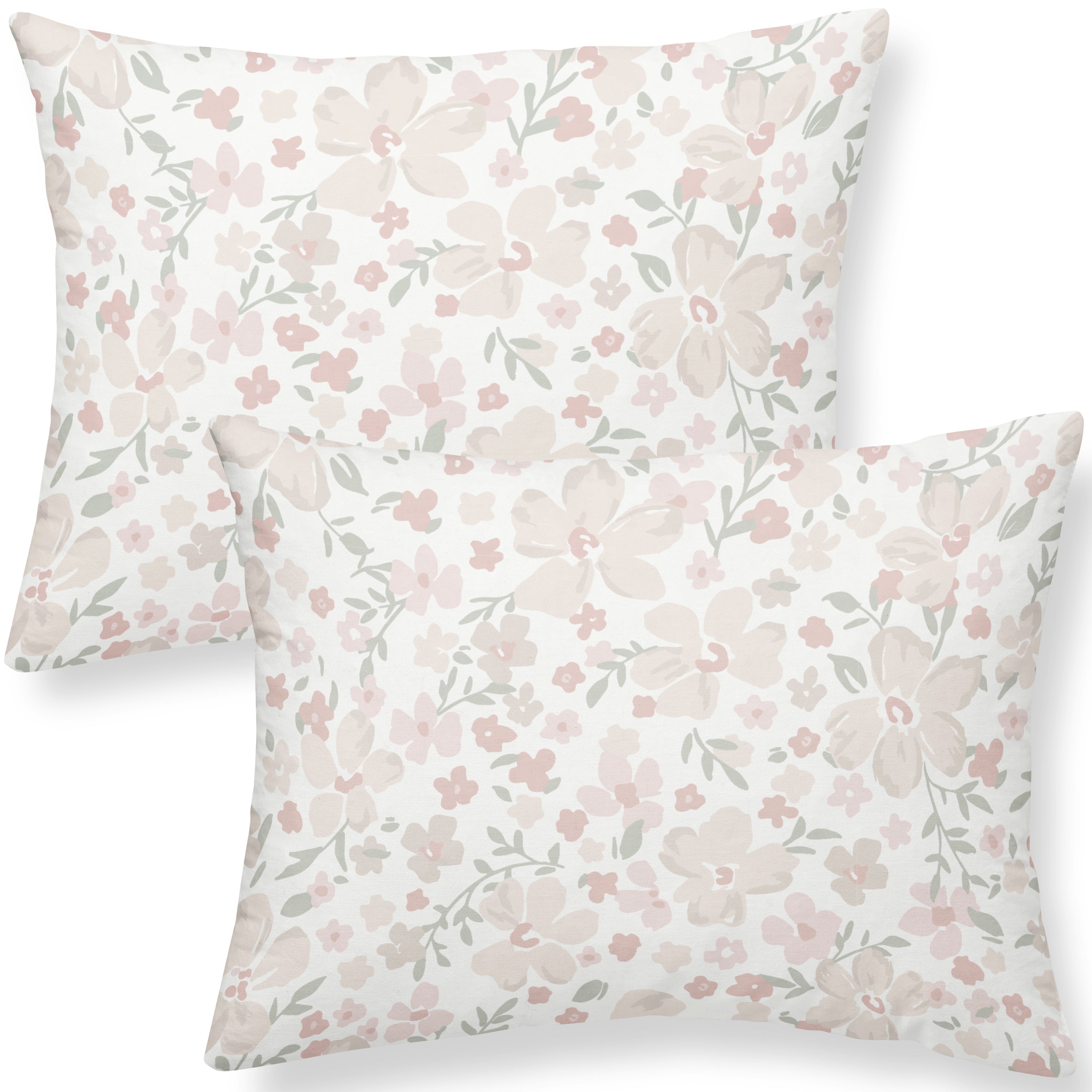 Organic Toddler Pillowcase - Blossom - Makemake Organics
