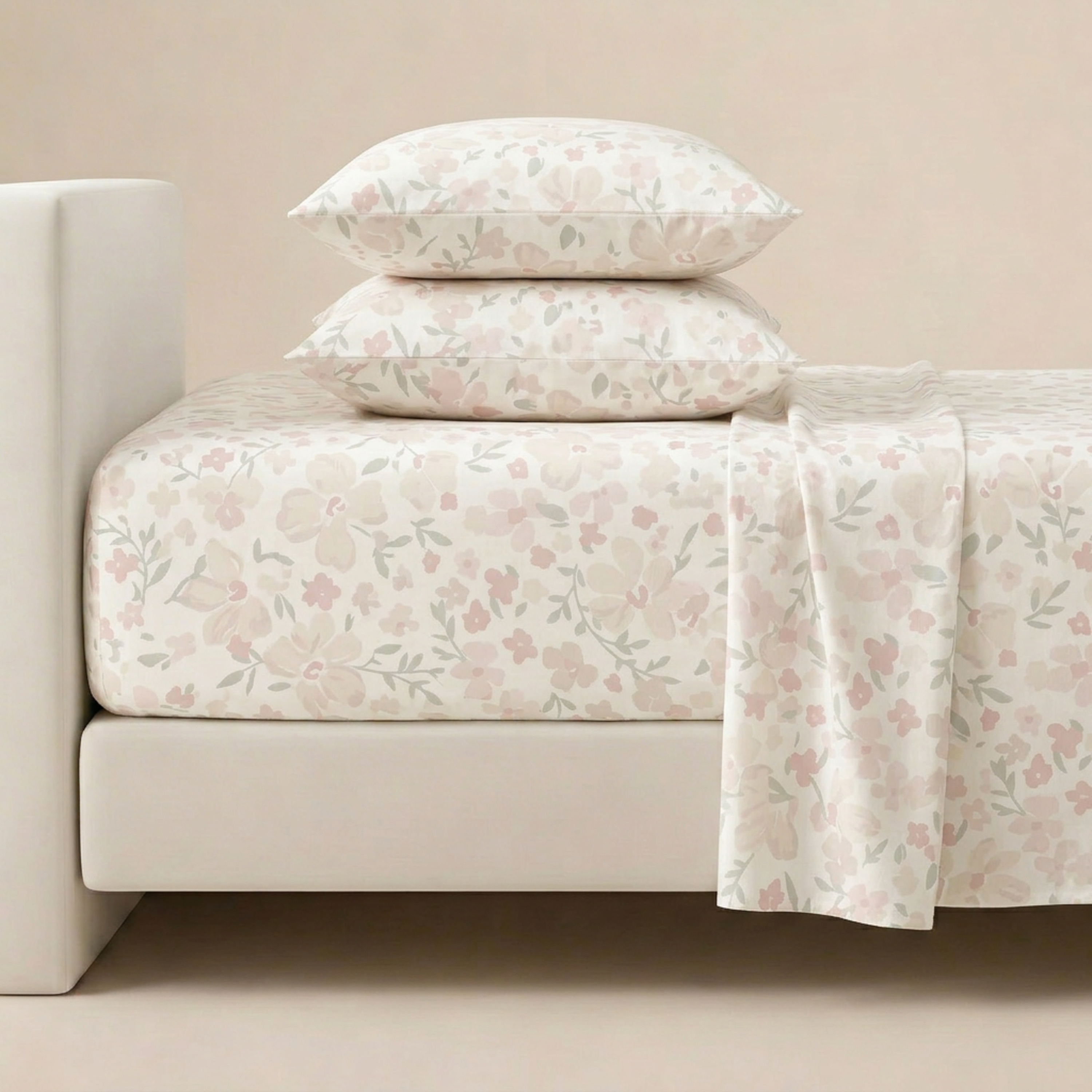 Organic Cotton Sheet Set - Blossom - Makemake Organics