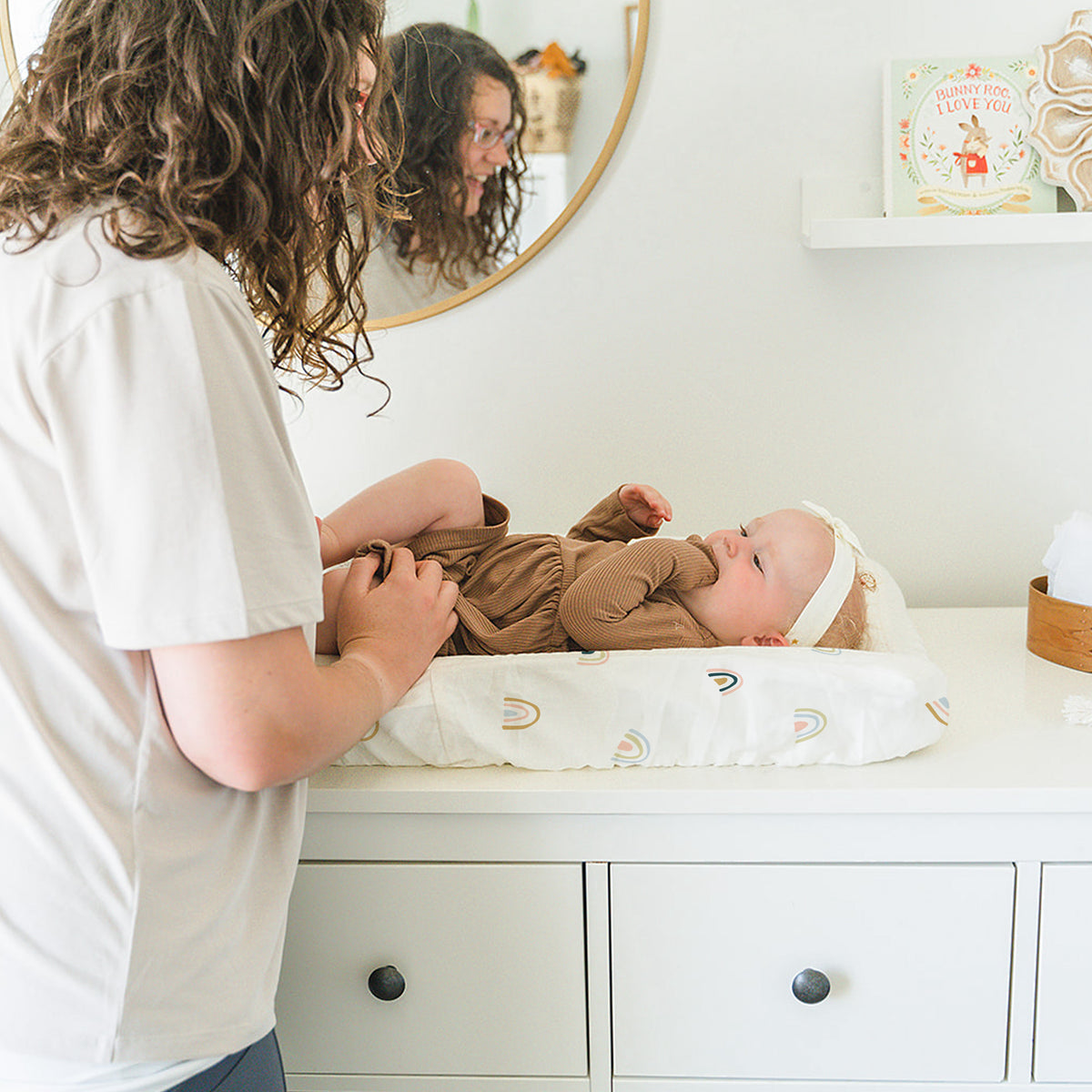 Colored Organics Changing Pad