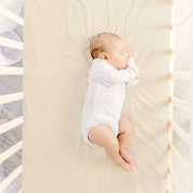 Organic Crib Sheet - Oat - Makemake Organics