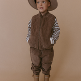 Organic Corduroy Pant - Dark Brown