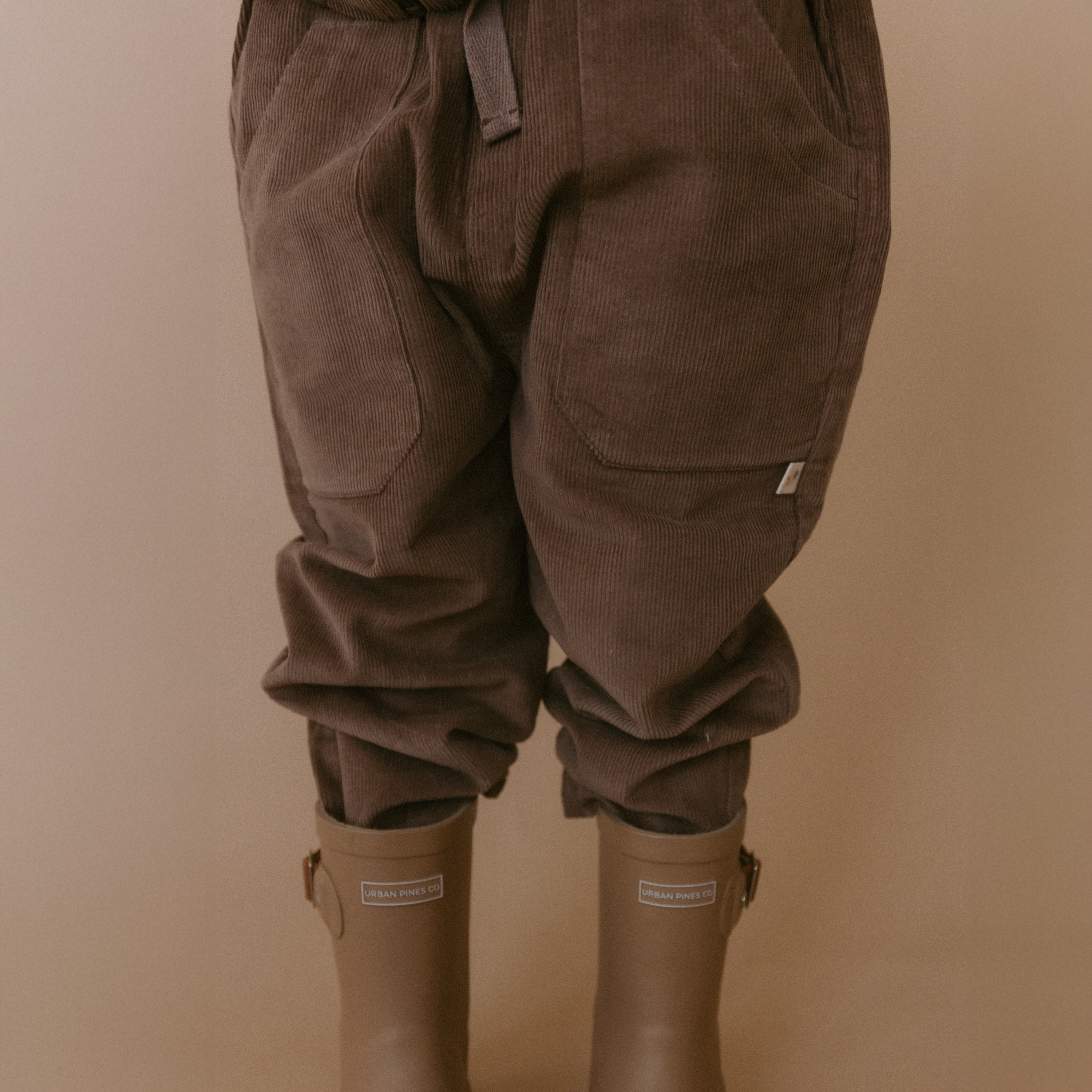 Organic Corduroy Pant - Dark Brown - Makemake Organics