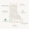 Organic Cozy Comfort Nap Mat - Dino Dreams - Makemake Organics