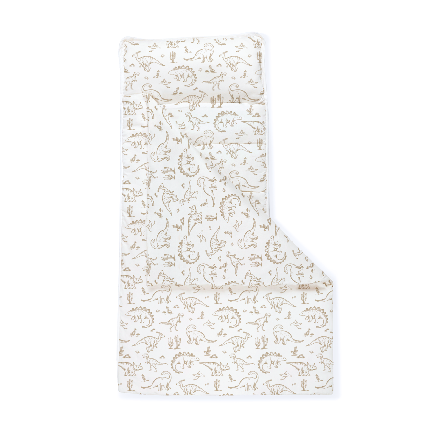 Organic Cozy Comfort Nap Mat - Dino Dreams - Makemake Organics