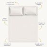 Organic Cotton Sheet Set - Dotty - Open Box - Makemake Organics