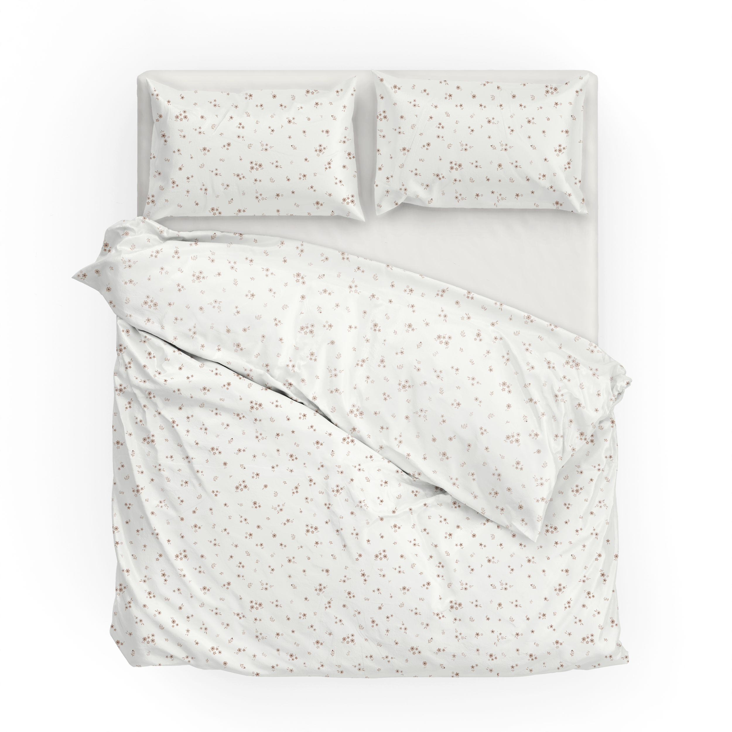 Organic Duvet Cover - Bloom - Makemake Organics