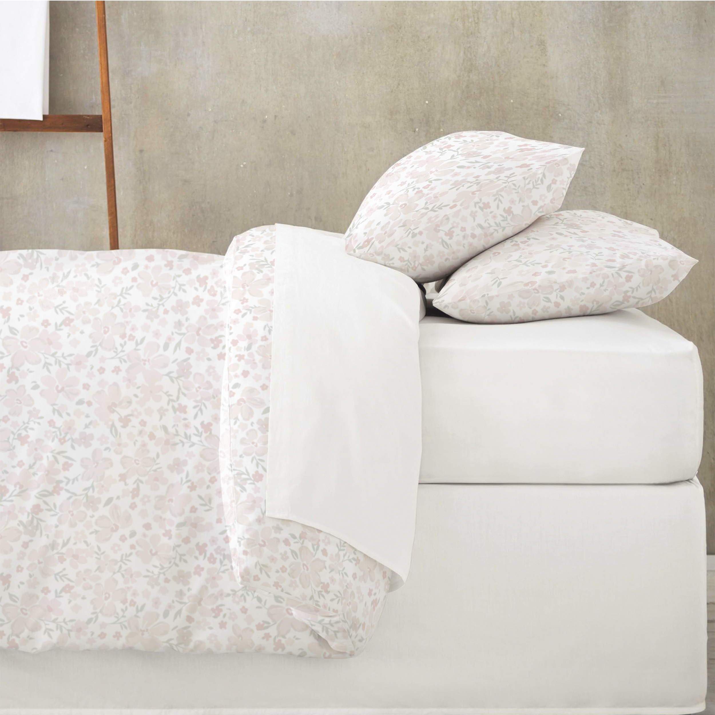Organic Duvet Cover - Blossom - Makemake Organics