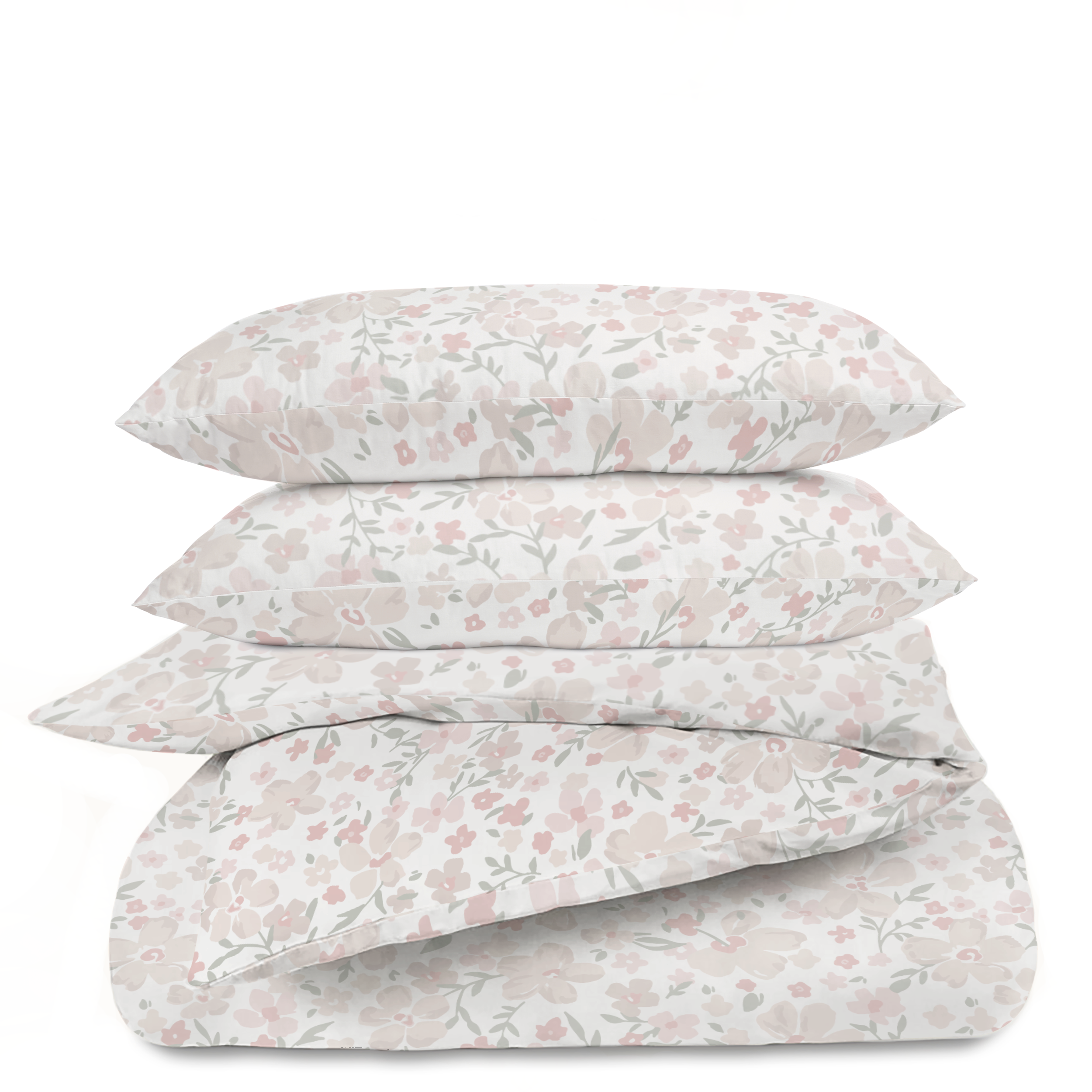 Organic Duvet Cover - Blossom - Makemake Organics