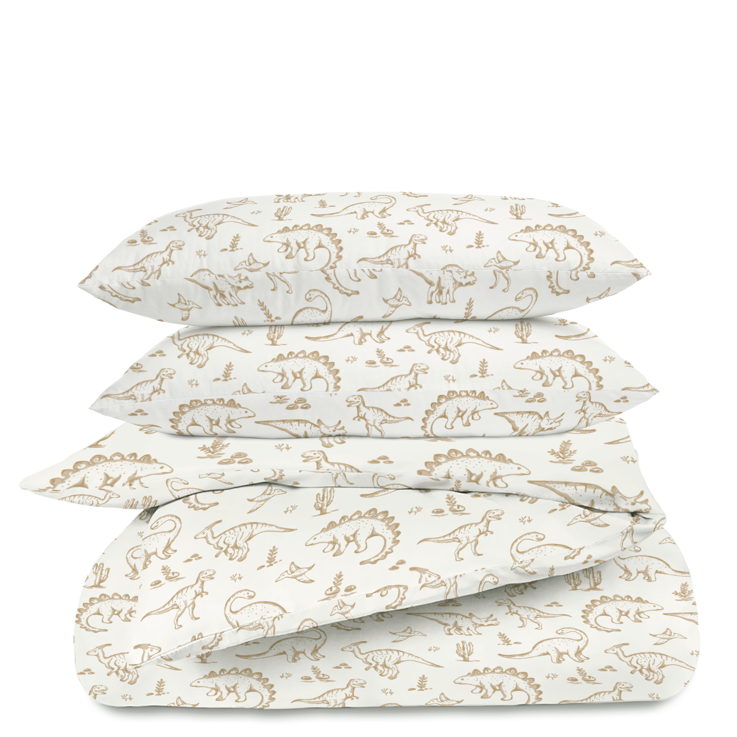 Organic Duvet Cover - Dino Dreams - Makemake Organics