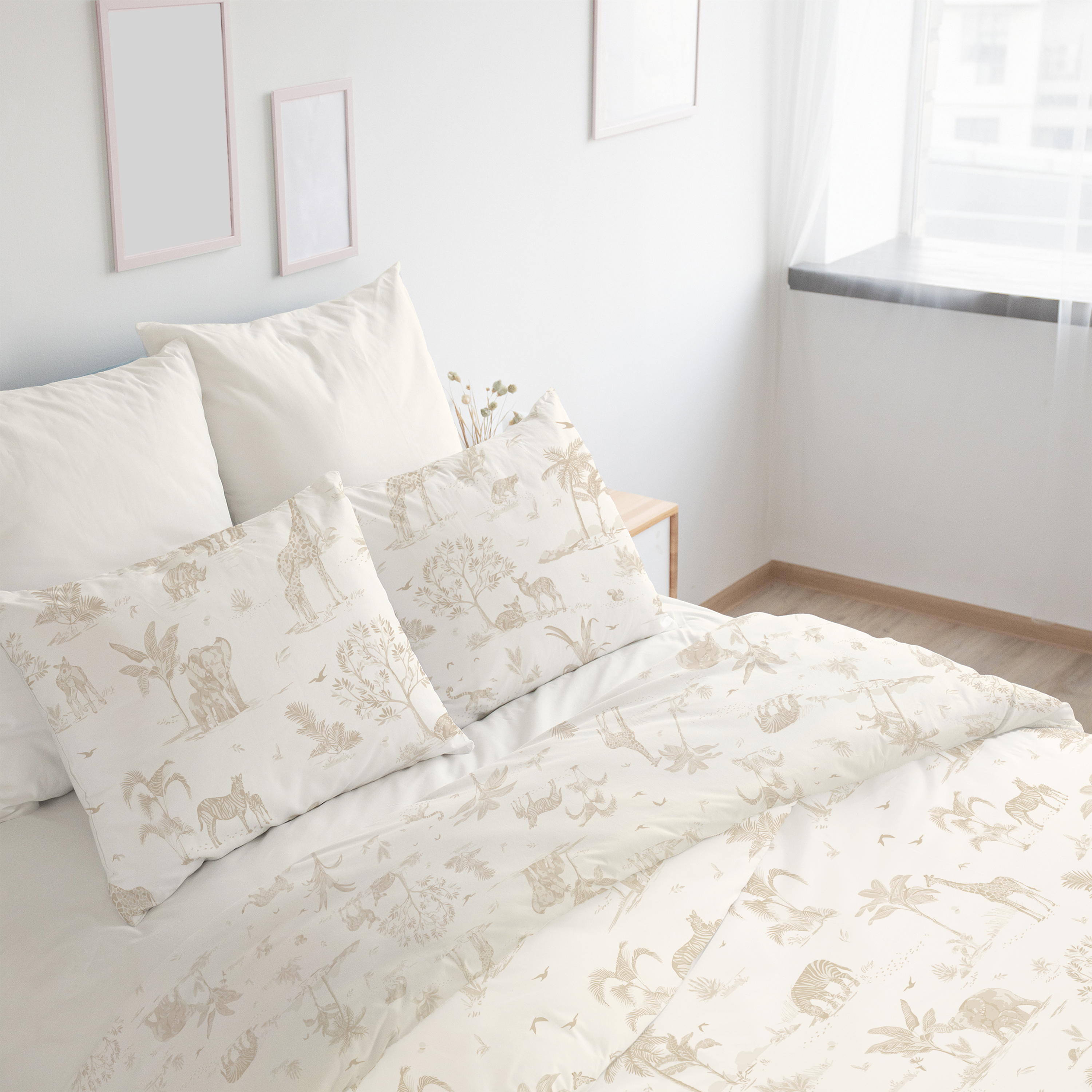 Organic Duvet Cover - Safari - Makemake Organics