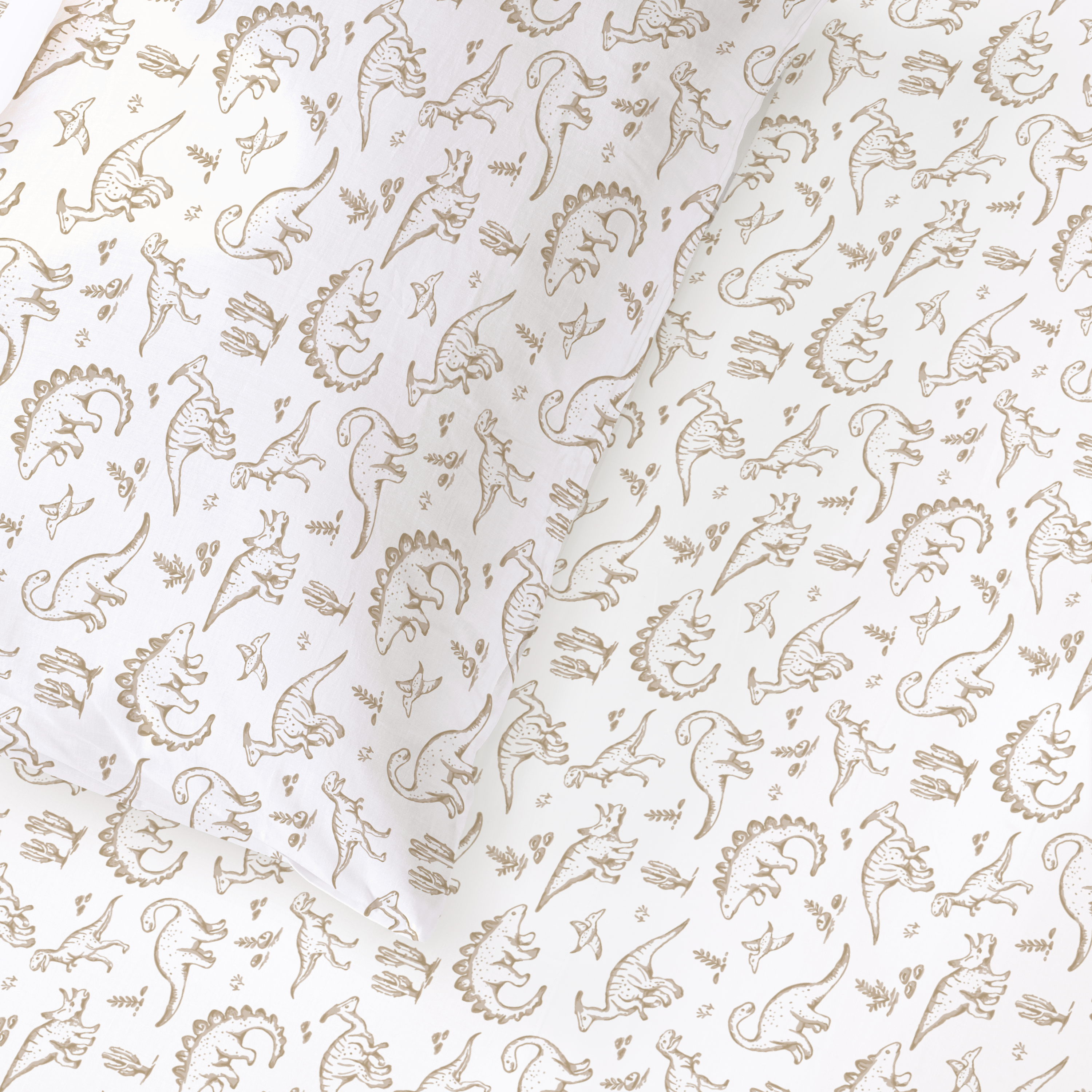 Organic Cotton Sheet Set - Dino Dreams - Makemake Organics