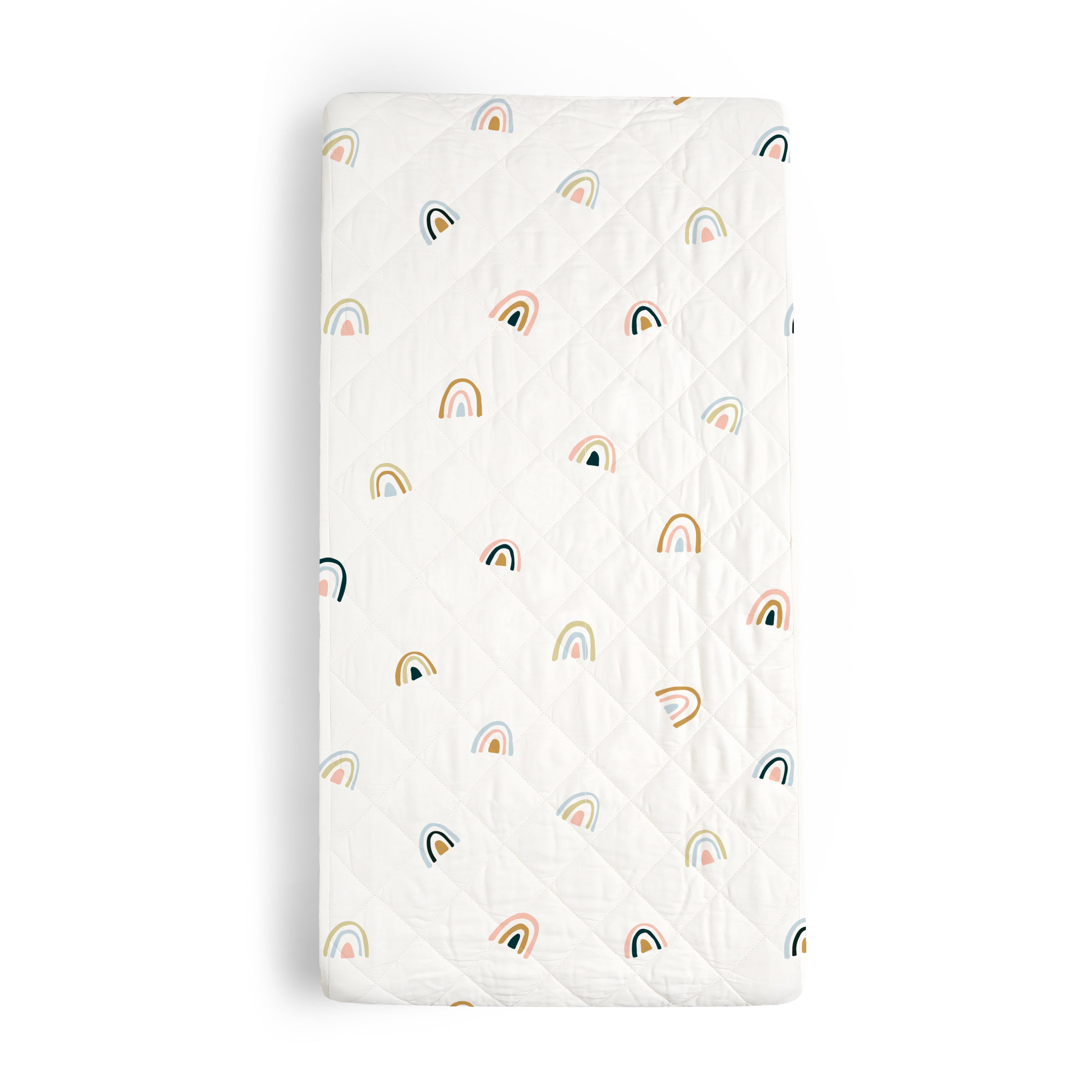 Organic Changing Pad Cover - Rainbow - Makemake Organics