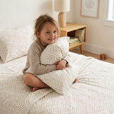 Organic Cotton Sheet Set - Herringbone