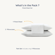Organic Kids Fitted Sheet - Ivory - Makemake Organics