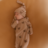 Organic Kimono Knotted Sleep Gown - Fox - Makemake Organics