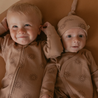 Organic Kimono Knotted Sleep Gown - Sun - Makemake Organics