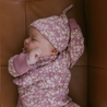 Organic Kimono Knotted Sleep Gown - Thistle - Makemake Organics