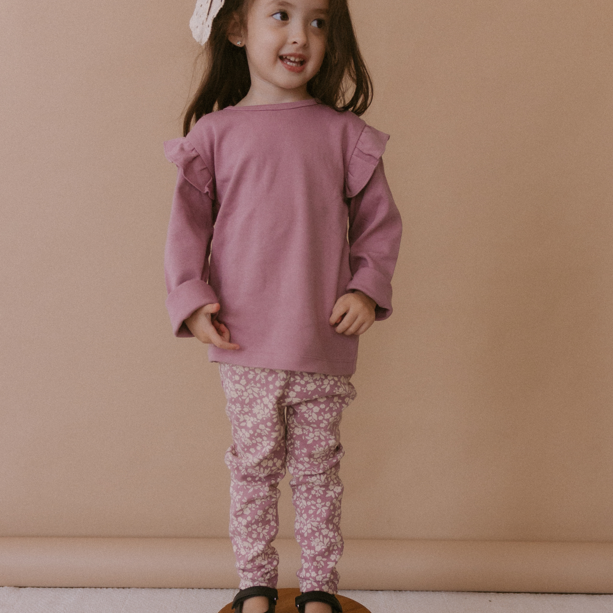 Organic Leggings - Set of 2 - Thistle + Berry - Makemake Organics