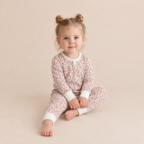 Organic 2-Way Zip Romper - Wild Petal
