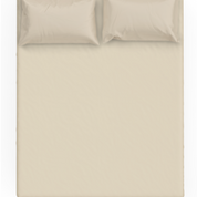 Organic Kids Fitted Sheet - Oat - Makemake Organics