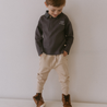 Organic Harem Pants - Oat - Makemake Organics