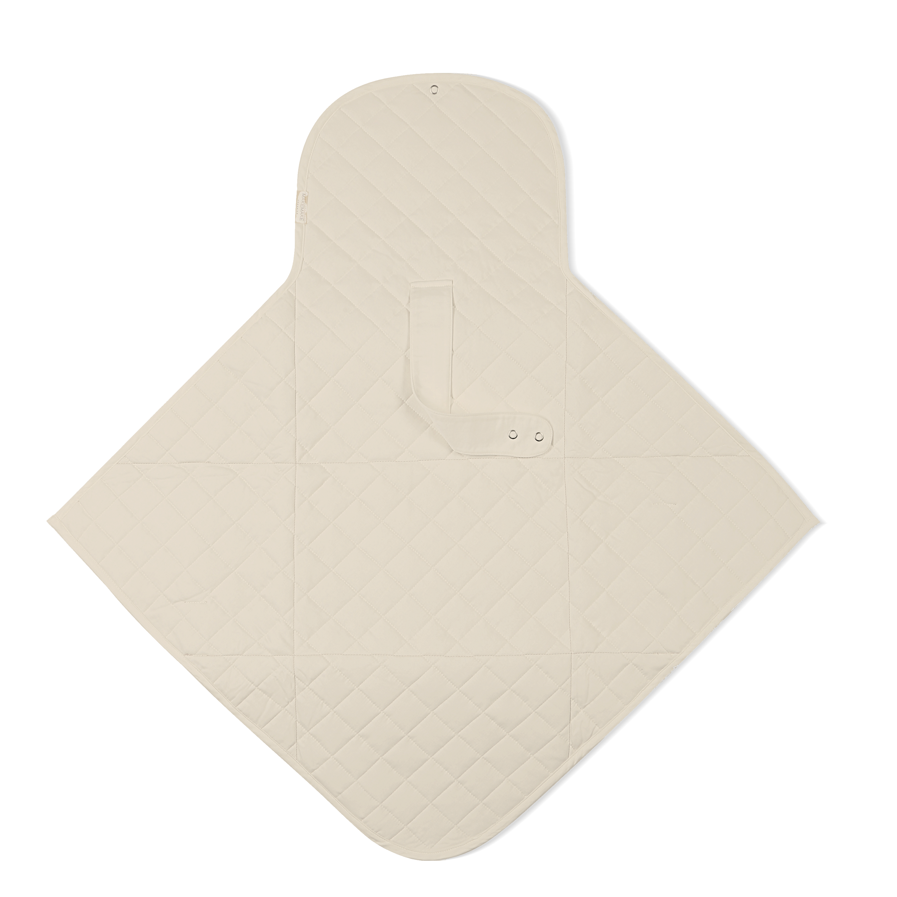 Organic Portable Changing Mat - Oat - Makemake Organics