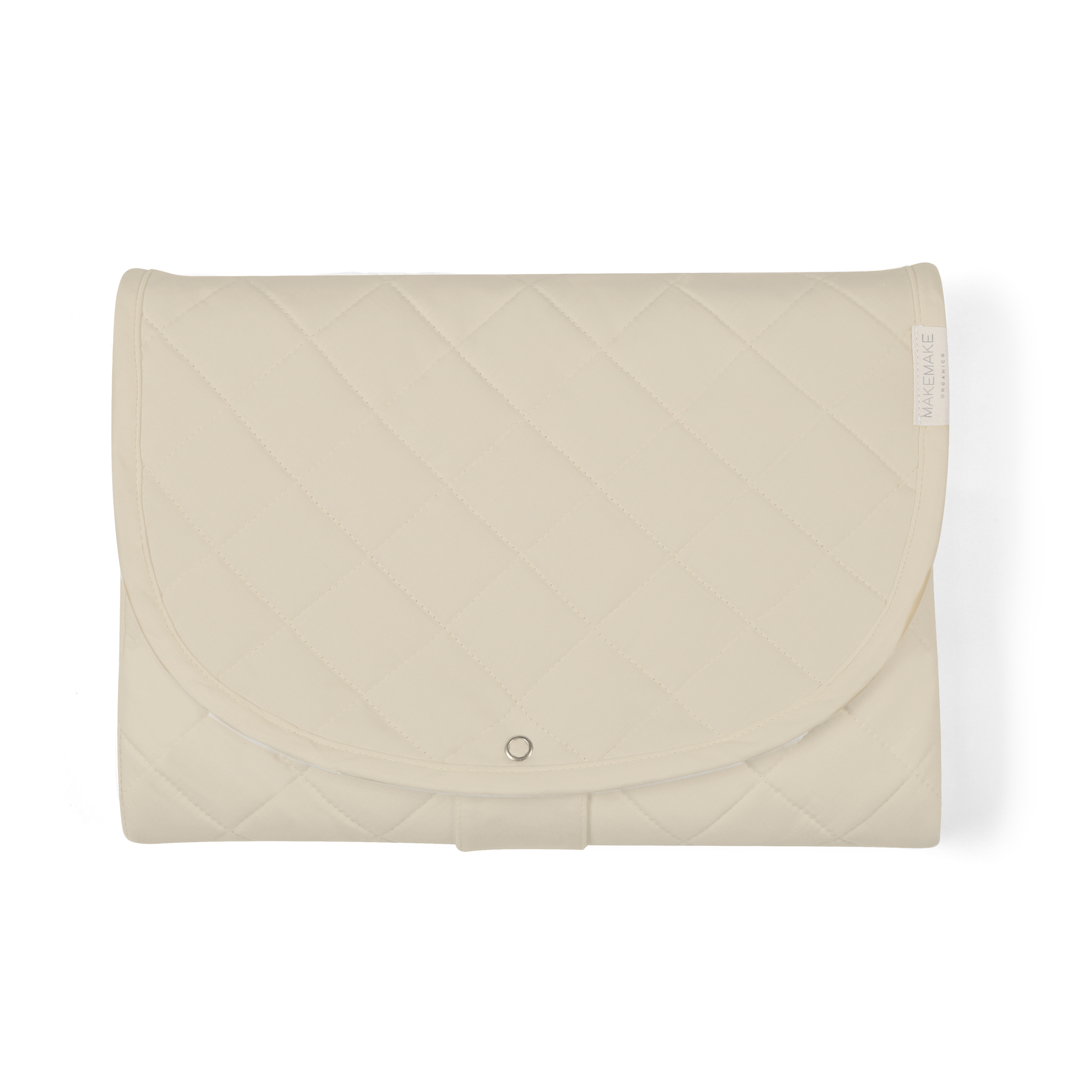 Organic Portable Changing Mat - Oat - Makemake Organics