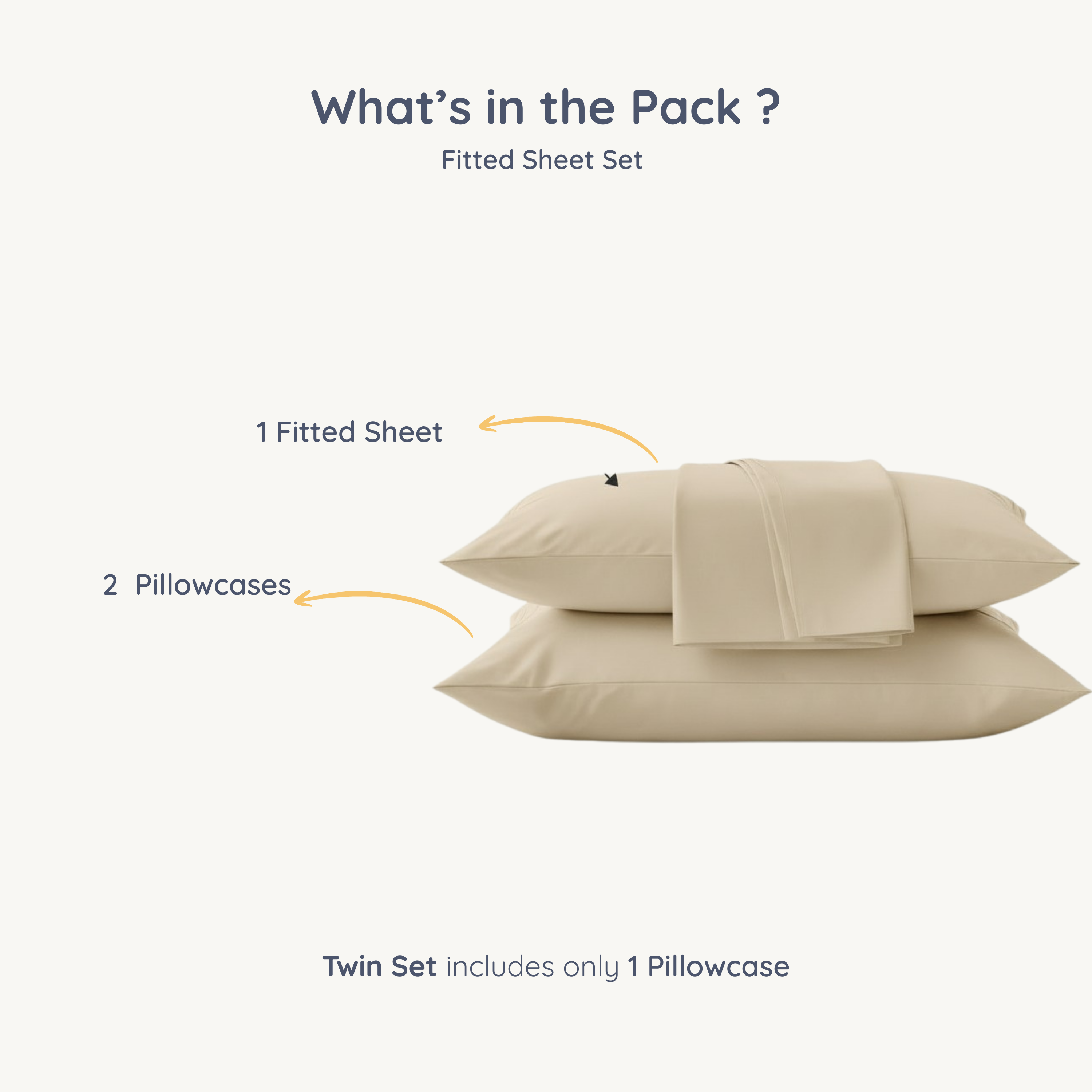 Organic Kids Fitted Sheet - Oat - Makemake Organics