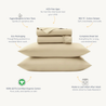 Organic Cotton Sheet Set - Oat - Makemake Organics