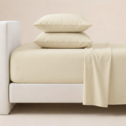 Organic Cotton Sheet Set - Oat - Makemake Organics