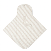 Organic Portable Changing Mat - Oat Stripes - Makemake Organics