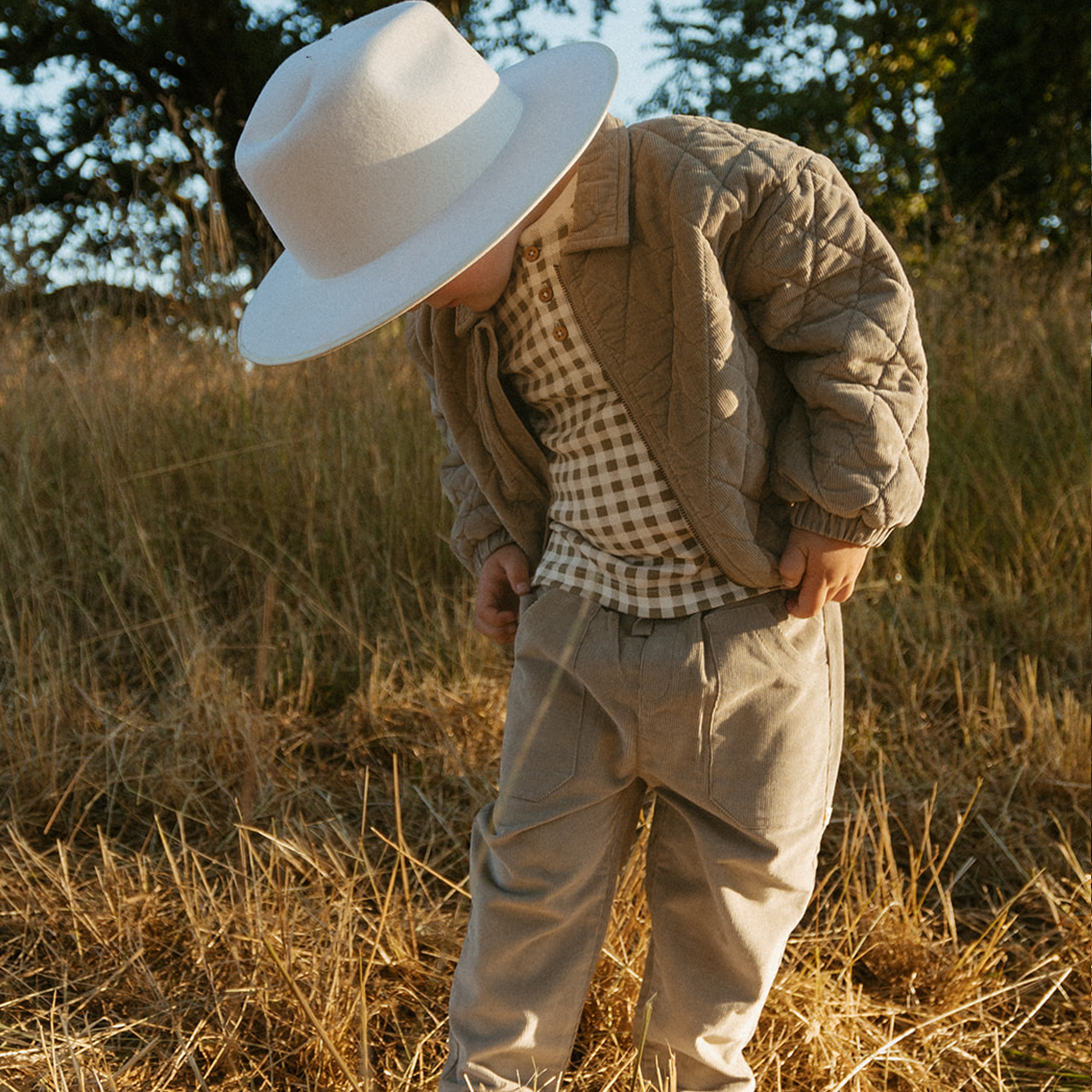 Organic Corduroy Pant - Olive - Makemake Organics