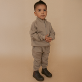 Organic Fleece Jogger Pants - Olive