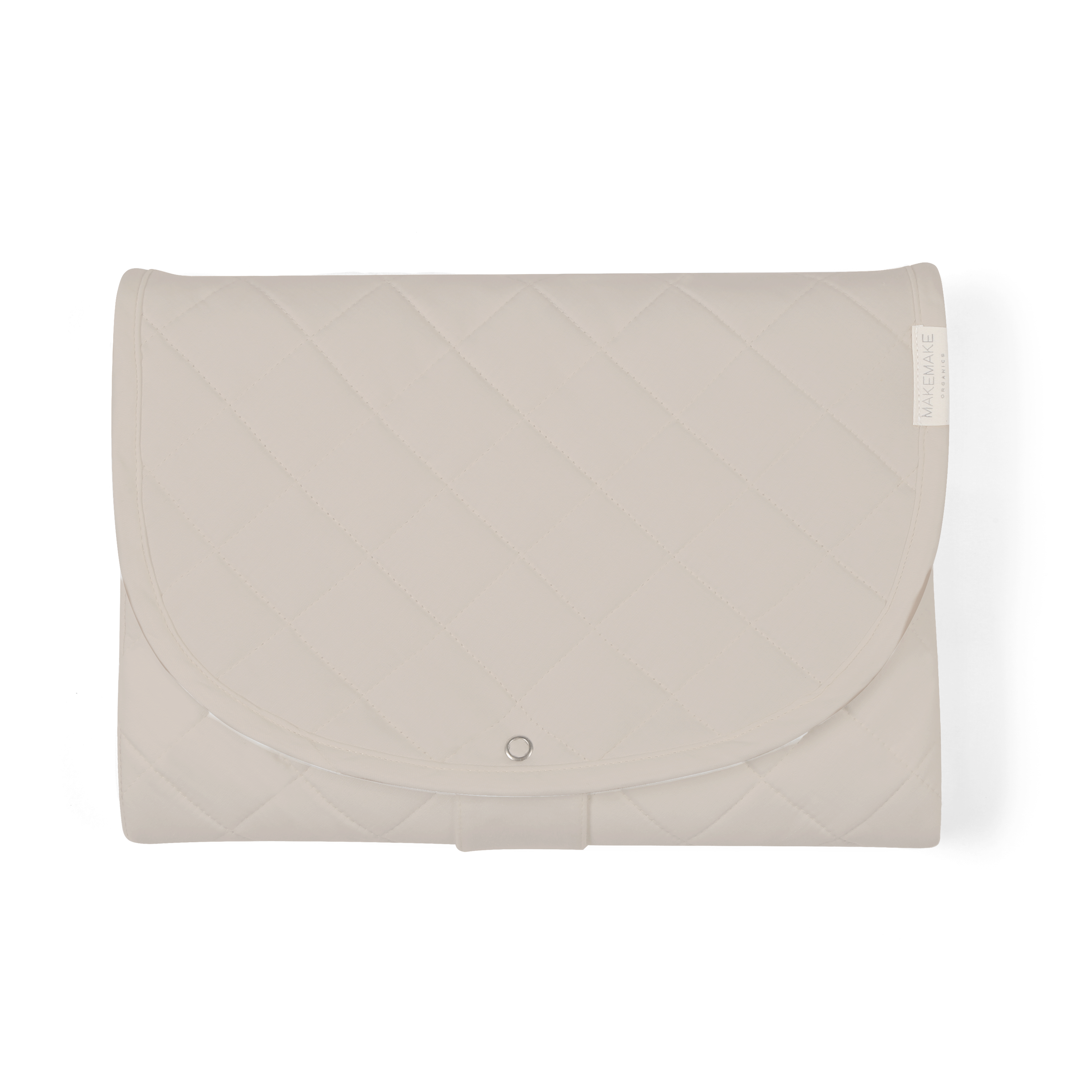 Organic Portable Changing Mat - Taupe - Makemake Organics