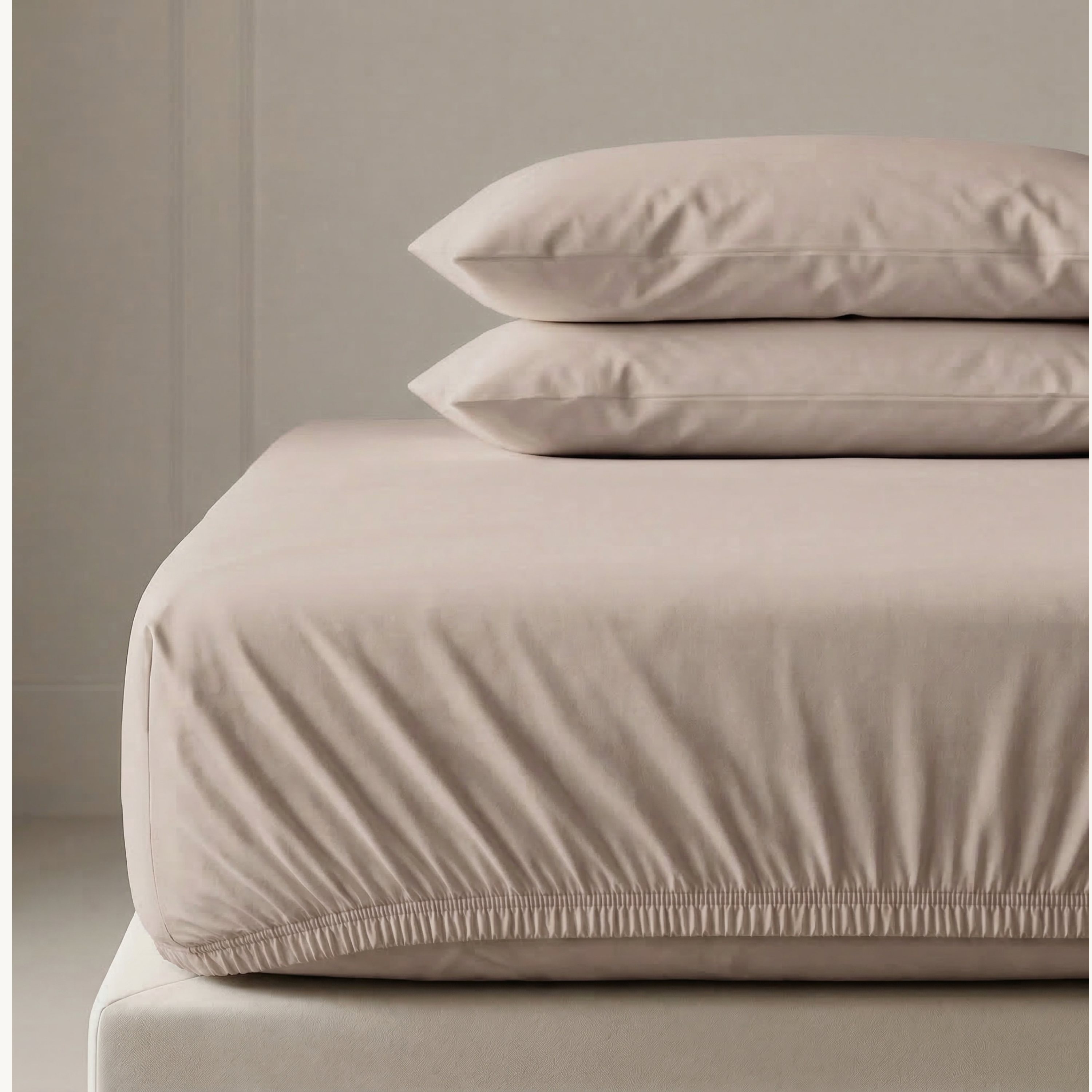 Organic Kids Fitted Sheet - Pecan - Makemake Organics