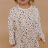 Organic Peplum Top & Leggings Set - Garden - Makemake Organics