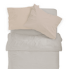 Organic Toddler Pillowcase - Taupe - Makemake Organics