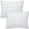 Organic Cotton Toddler Pillowcase - Gingham (Open Box) - Makemake Organics