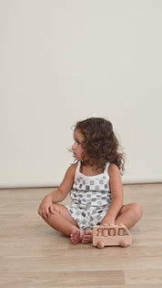 Organic Spaghetti Top & Short Set - Checkered