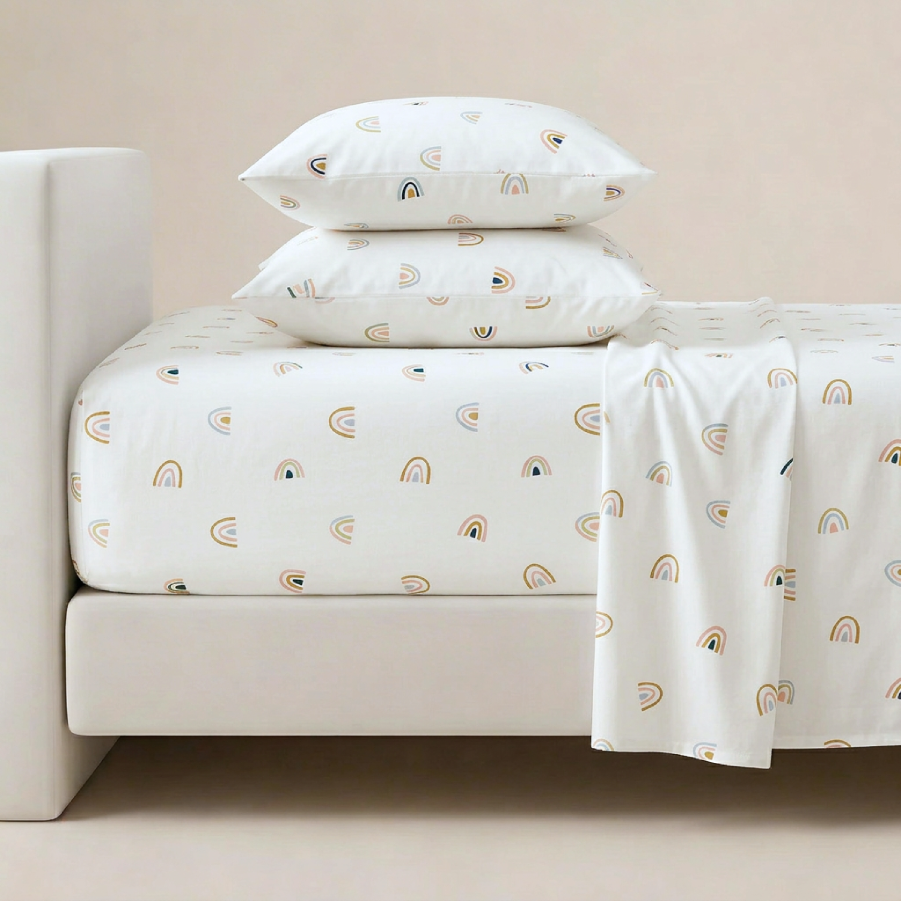 Organic Cotton Sheet Set - Rainbow - Makemake Organics