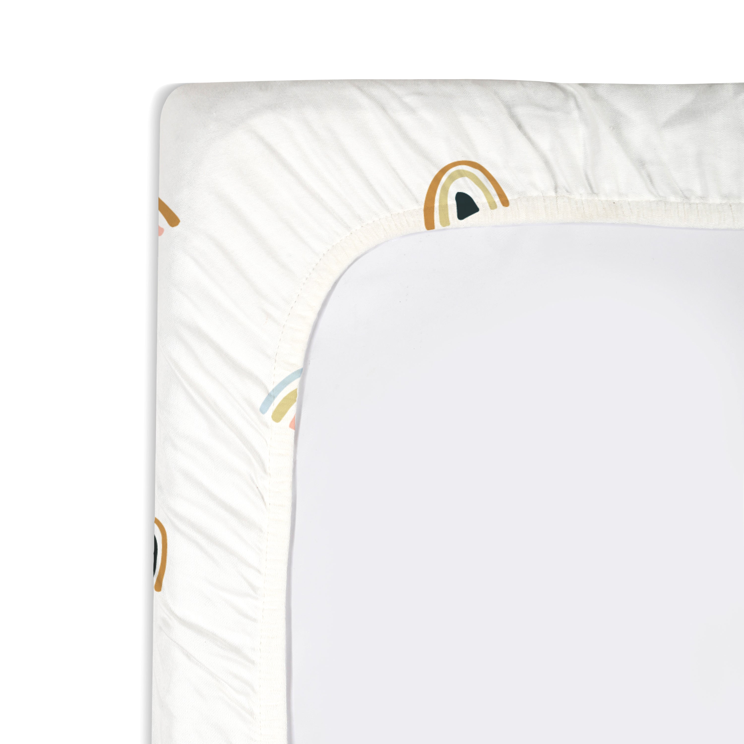 Organic Changing Pad Cover - Rainbow - Makemake Organics