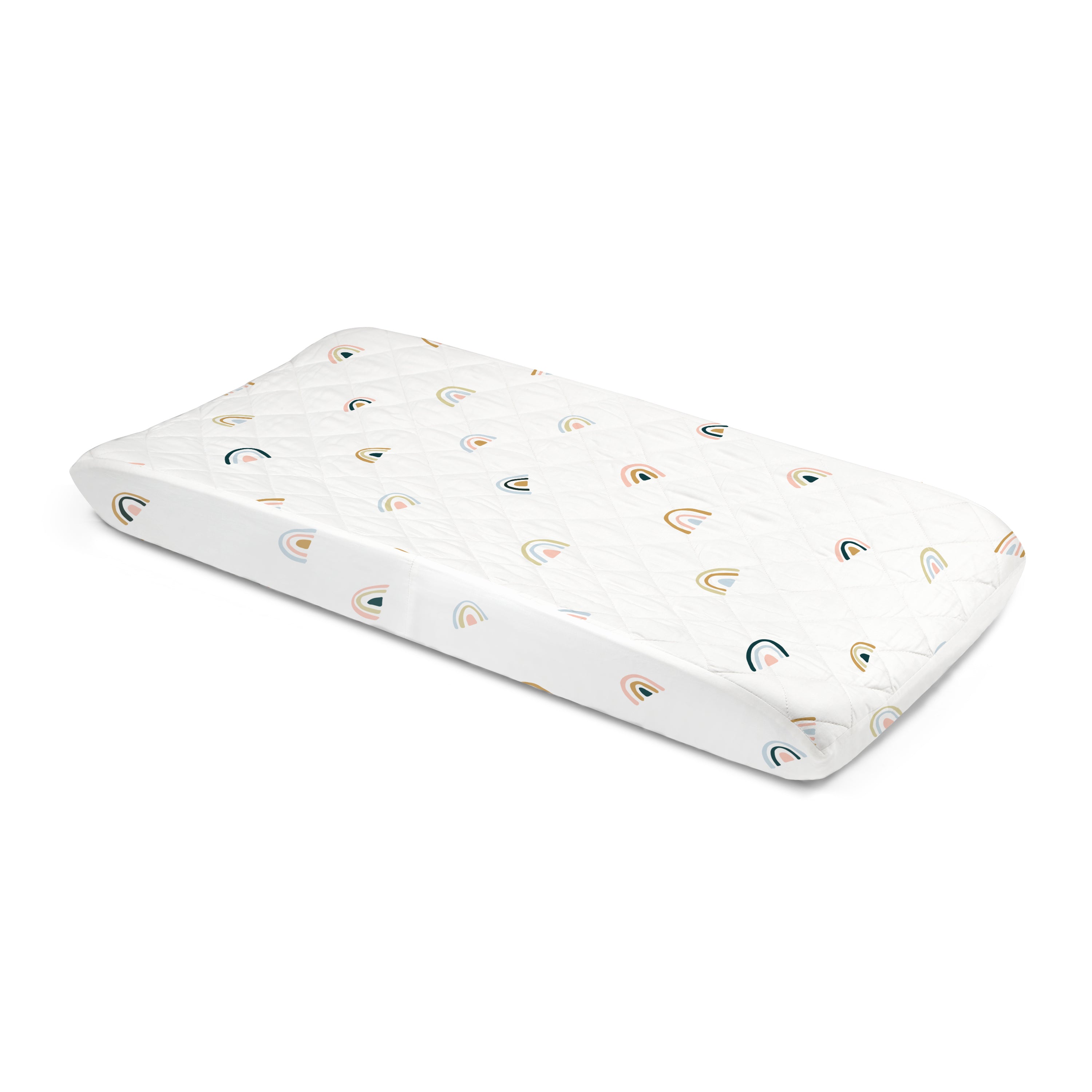 Organic Changing Pad Cover - Rainbow - Makemake Organics