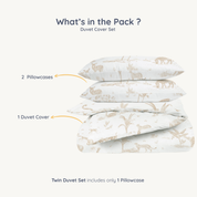 Organic Duvet Cover - Safari - Makemake Organics