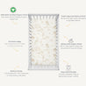 Organic Crib Sheet - Safari - Makemake Organics