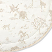 Organic Cotton Quilted Play Mat - Safari - Makemake Organics