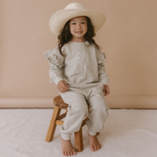Organic Fleece Jogger Pants - Sage Green - Makemake Organics