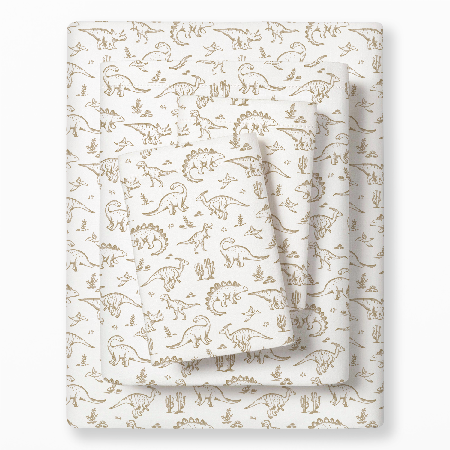 Organic Cotton Sheet Set - Dino Dreams - Makemake Organics