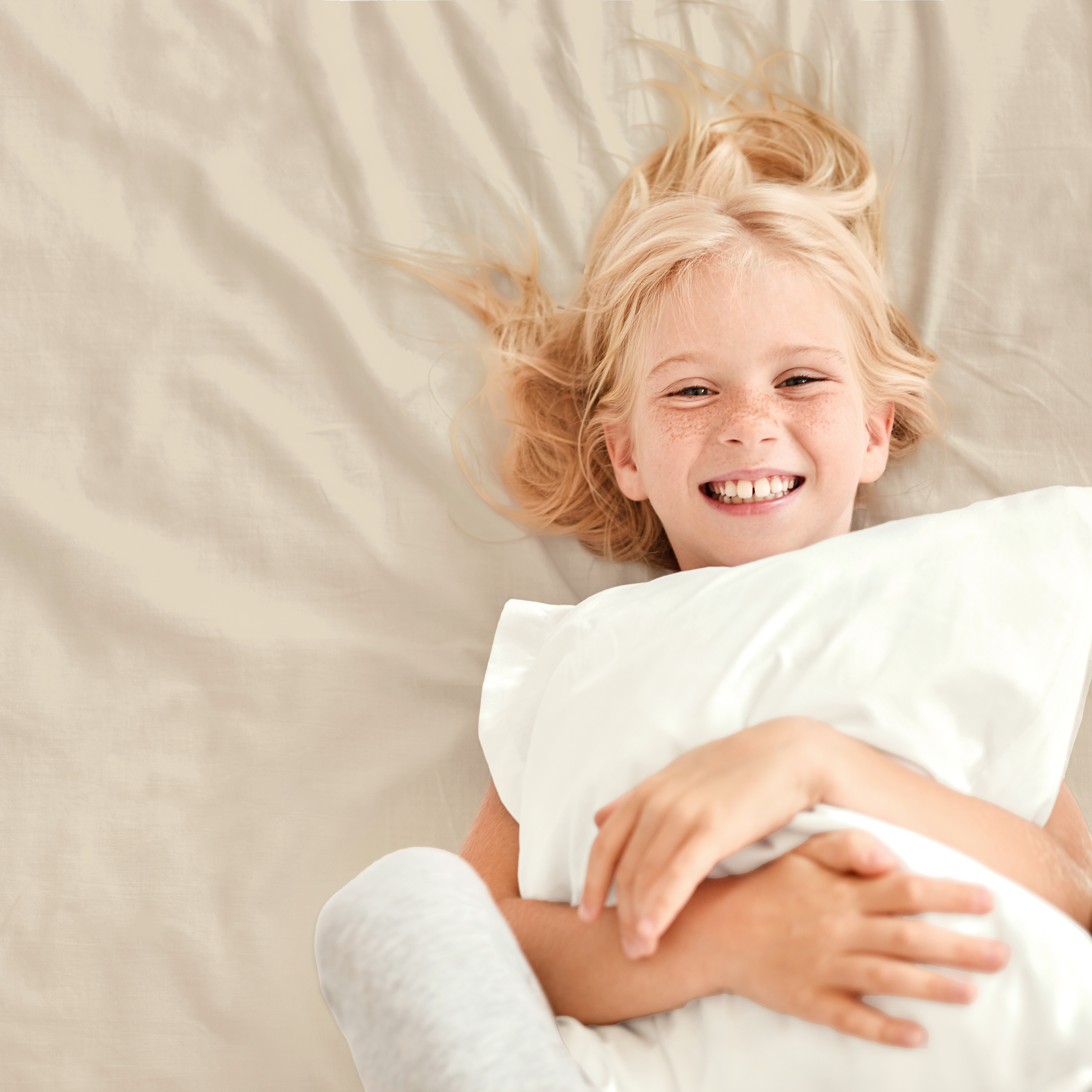 Organic Cotton Sheet Set - Oat - Makemake Organics