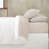 Organic Cotton Sheet Set - Taupe - Makemake Organics