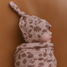 Organic Swaddle Blanket & Hat Set - Mystic Floral - Makemake Organics
